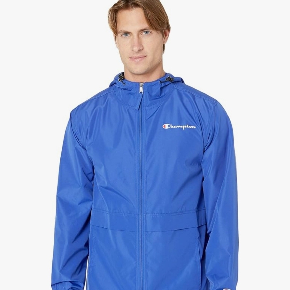 Champion Men's Jacket, Stadium Full-Zip Jacket, Wind Resistant, Water Resistant